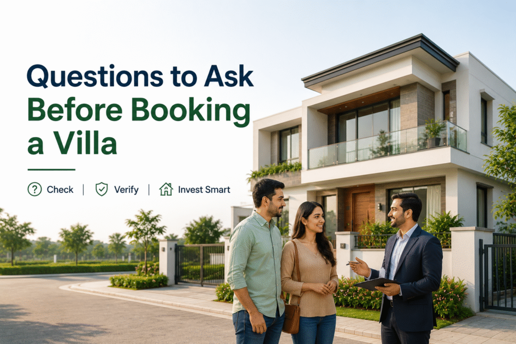What Questions Should You Ask a Builder Before Booking a Villa?