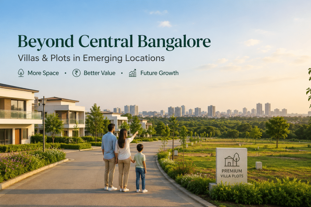 Why Are Buyers Looking Beyond Central Bangalore for Villas and Plots?